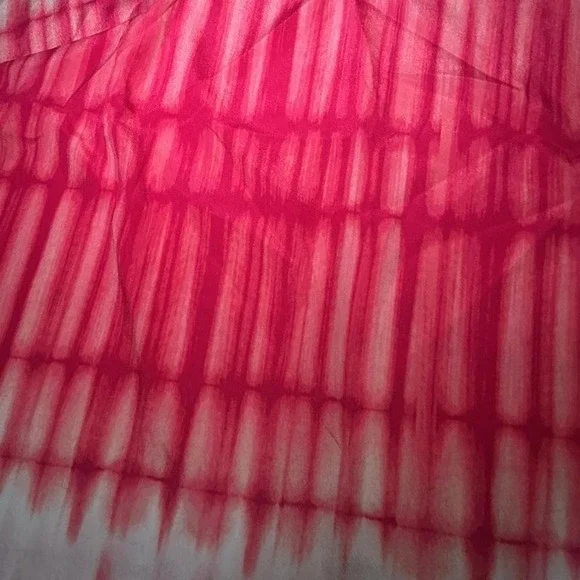 Faded Glory pink tie-dye tank top Size XL - Picture 2 of 4